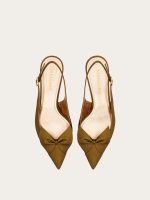 Ferragamo Soft bow slingback pump - Image 4